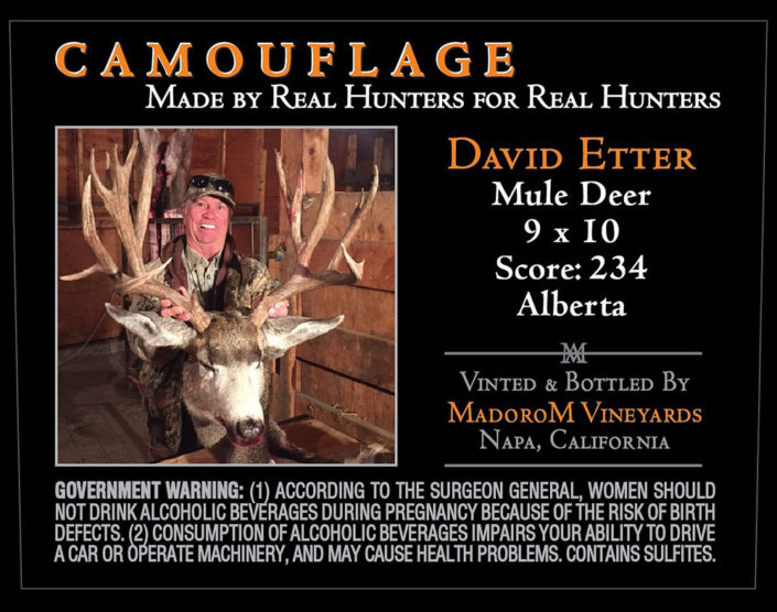 MadoroM Custom Labels: David Etter Alberta Mule Deer